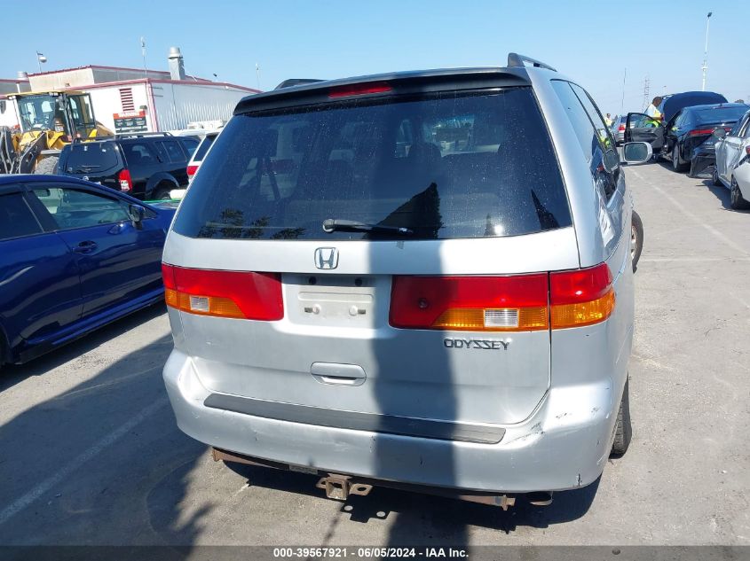 2002 Honda Odyssey Ex-L VIN: 5FNRL18012B035434 Lot: 39567921