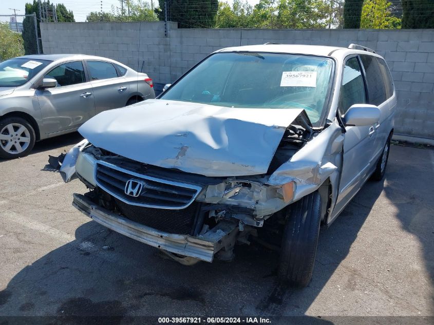 2002 Honda Odyssey Ex-L VIN: 5FNRL18012B035434 Lot: 39567921