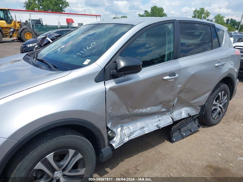 2018 Toyota Rav4 Le VIN: 2T3BFREV0JW791160 Lot: 39567931