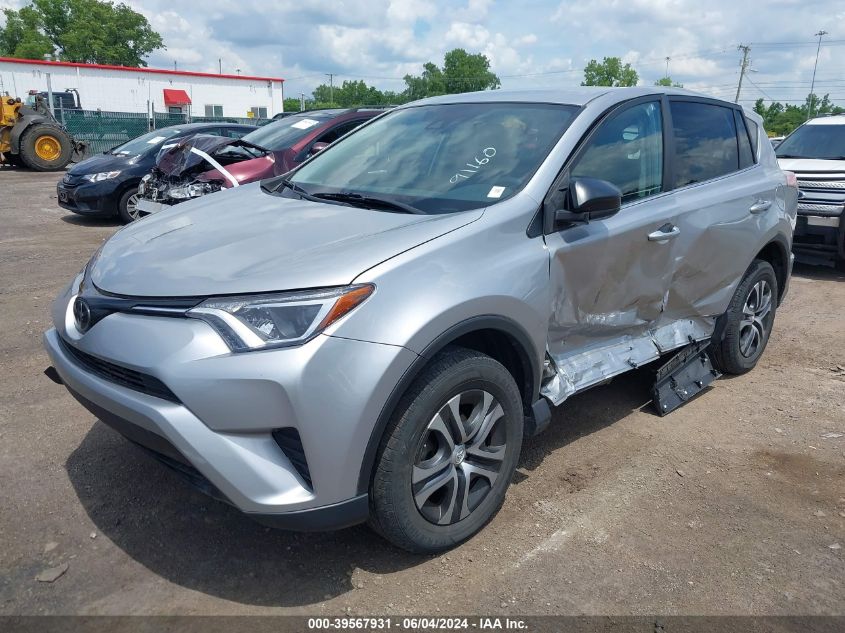 2018 Toyota Rav4 Le VIN: 2T3BFREV0JW791160 Lot: 39567931