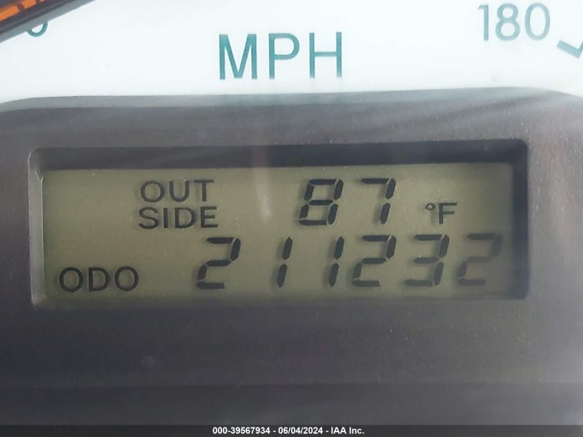 2004 Toyota Corolla Le VIN: JTDBR32E942029788 Lot: 39567934