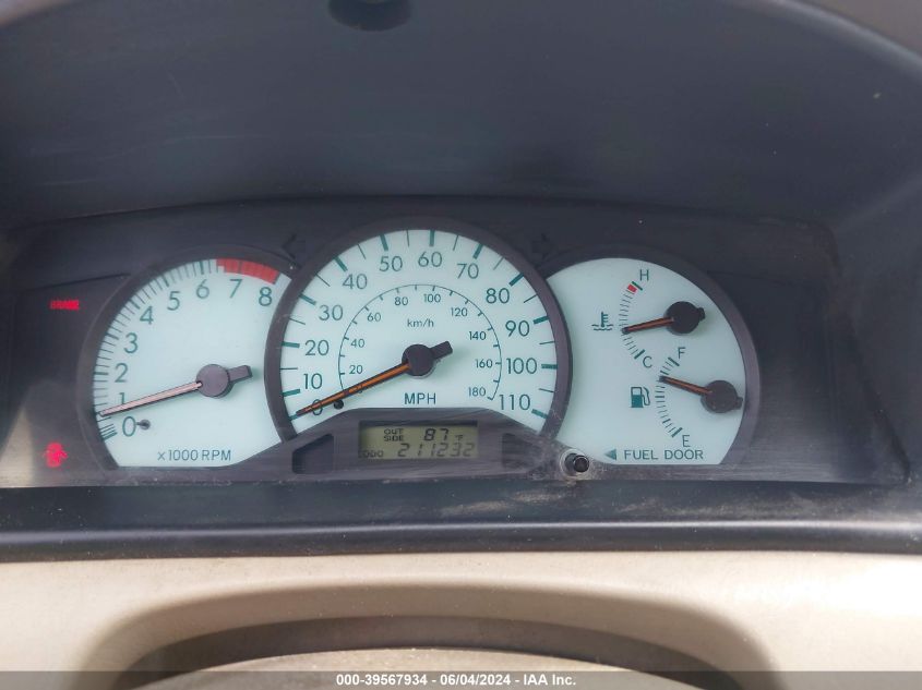 2004 Toyota Corolla Le VIN: JTDBR32E942029788 Lot: 39567934