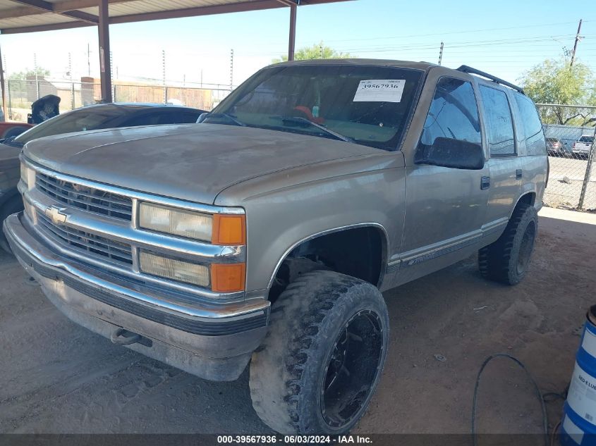 1999 Chevrolet Tahoe Ls VIN: 1GNEK13R7XJ378537 Lot: 39567936