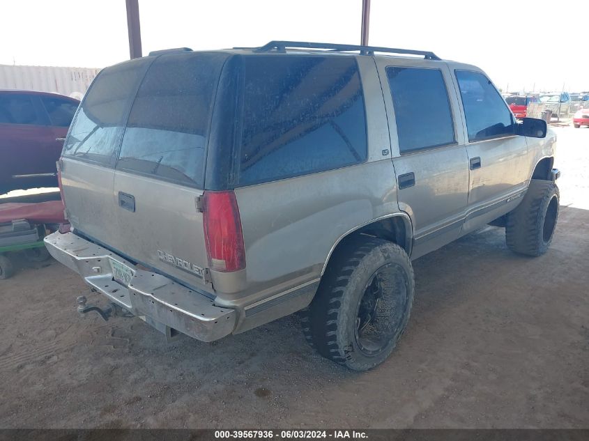 1999 Chevrolet Tahoe Ls VIN: 1GNEK13R7XJ378537 Lot: 39567936