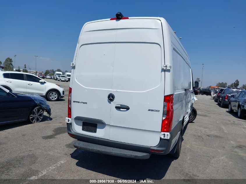 2023 Mercedes-Benz Sprinter 2500 High Roof 4-Cyl Diesel Ho VIN: W1Y4NCHY1PT122286 Lot: 39567938