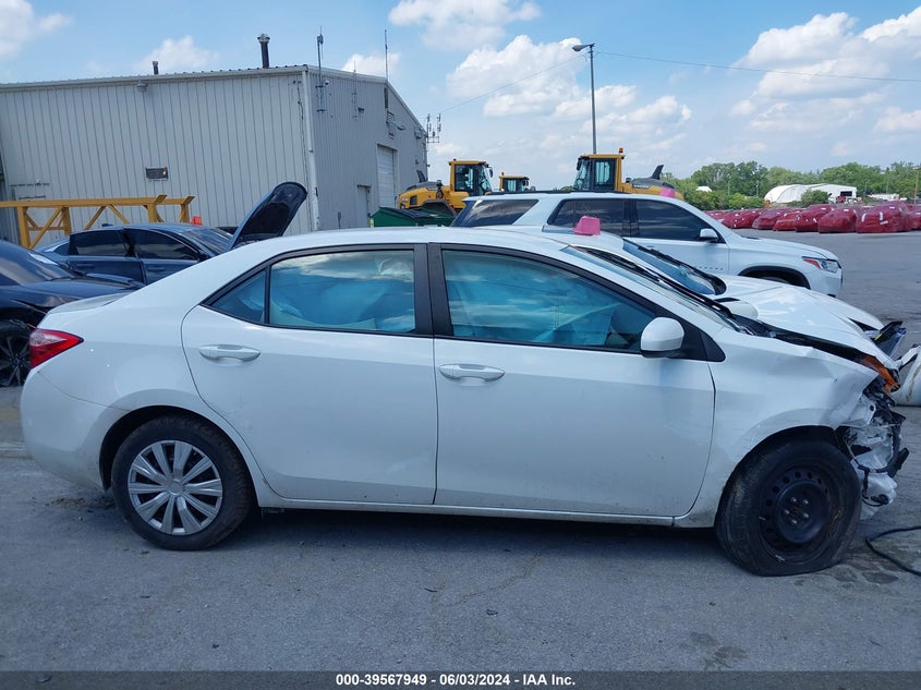 VIN 2T1BURHE9KC137111 2019 TOYOTA COROLLA LE