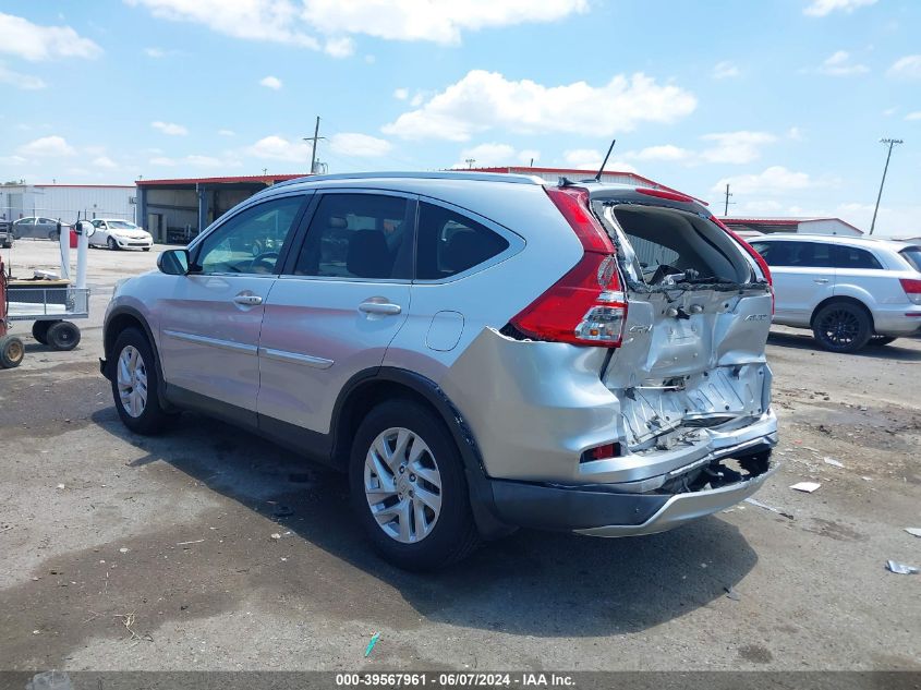 2015 Honda Cr-V Ex-L VIN: 2HKRM4H72FH655244 Lot: 39567961