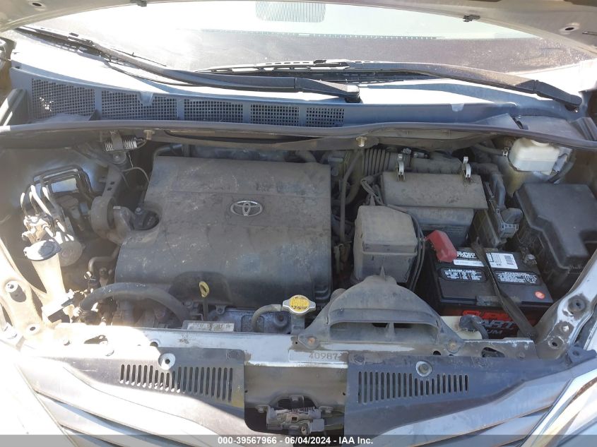 2014 Toyota Sienna Xle 7 Passenger VIN: 5TDDK3DC8ES077009 Lot: 39567966