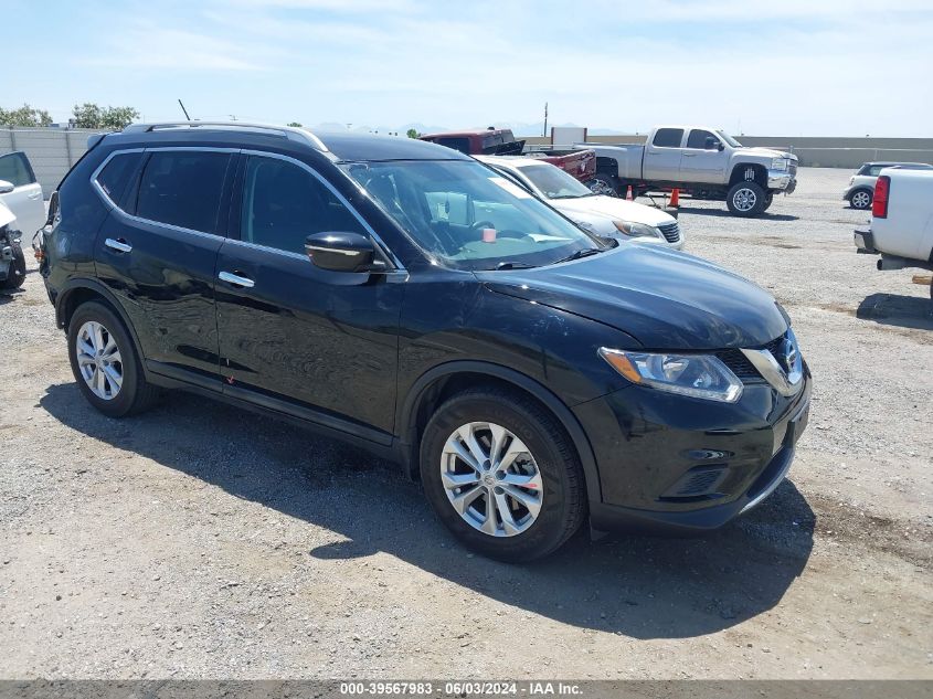 2015 Nissan Rogue Sv VIN: 5N1AT2ML6FC763896 Lot: 39567983