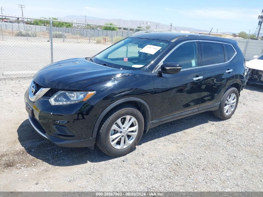 2015 Nissan Rogue Sv VIN: 5N1AT2ML6FC763896 Lot: 39567983