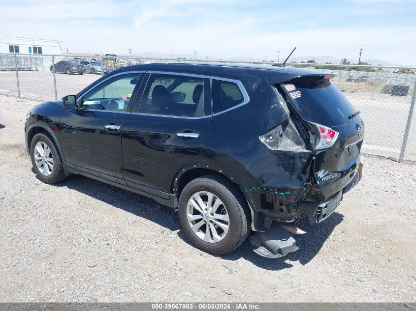 2015 Nissan Rogue Sv VIN: 5N1AT2ML6FC763896 Lot: 39567983