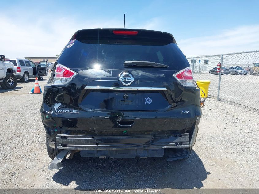 2015 Nissan Rogue Sv VIN: 5N1AT2ML6FC763896 Lot: 39567983