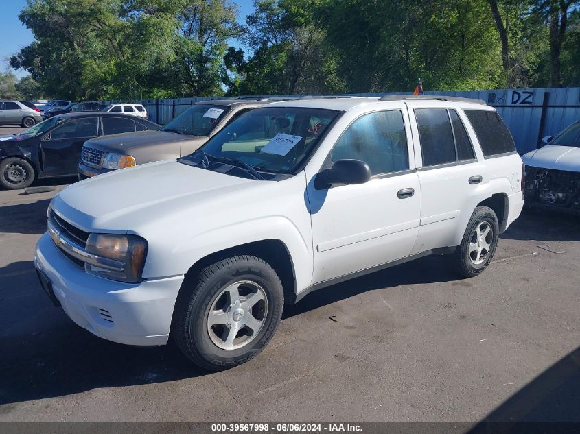 2006 Chevrolet Trailblazer Ls/Lt VIN: 1GNDT13S062220478 Lot: 39567998