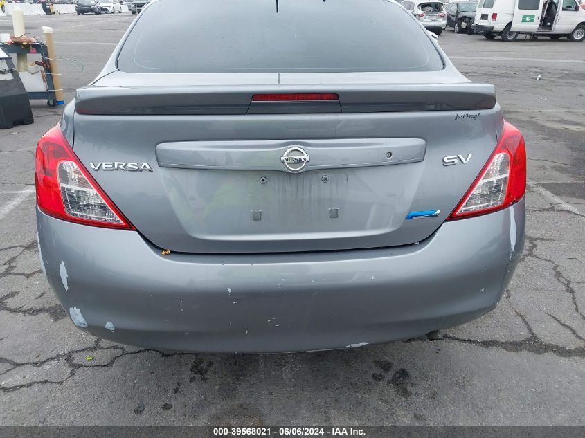 2013 Nissan Versa 1.6 Sl VIN: 3N1CN7AP6DL892687 Lot: 39568021