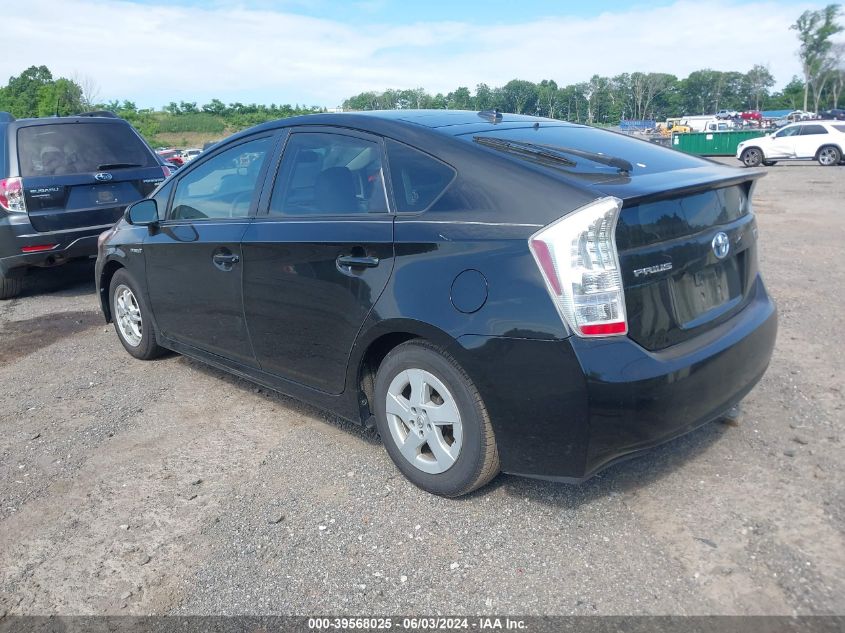 JTDKN3DU4B0302645 | 2011 TOYOTA PRIUS