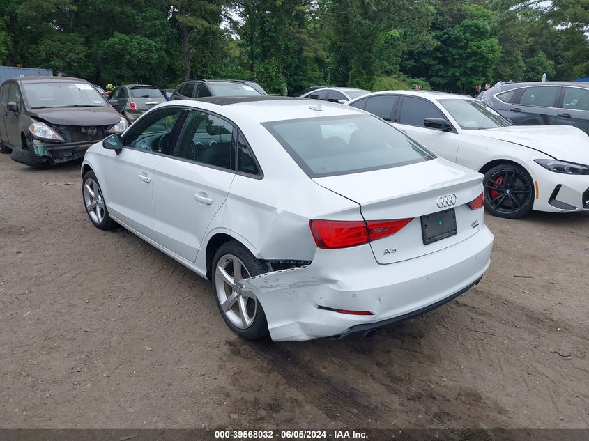 2016 Audi A3 2.0T Premium VIN: WAUB8GFF3G1116512 Lot: 39568032