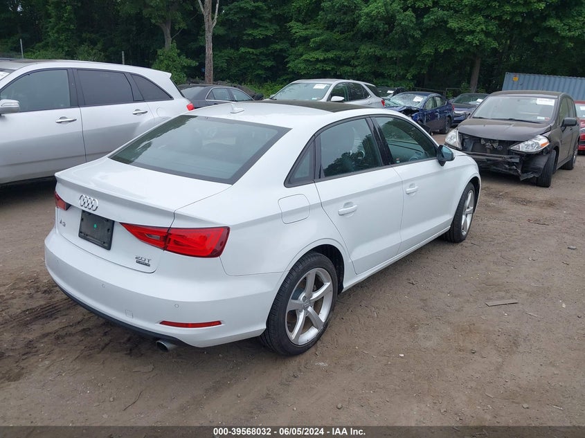 2016 Audi A3 2.0T Premium VIN: WAUB8GFF3G1116512 Lot: 39568032