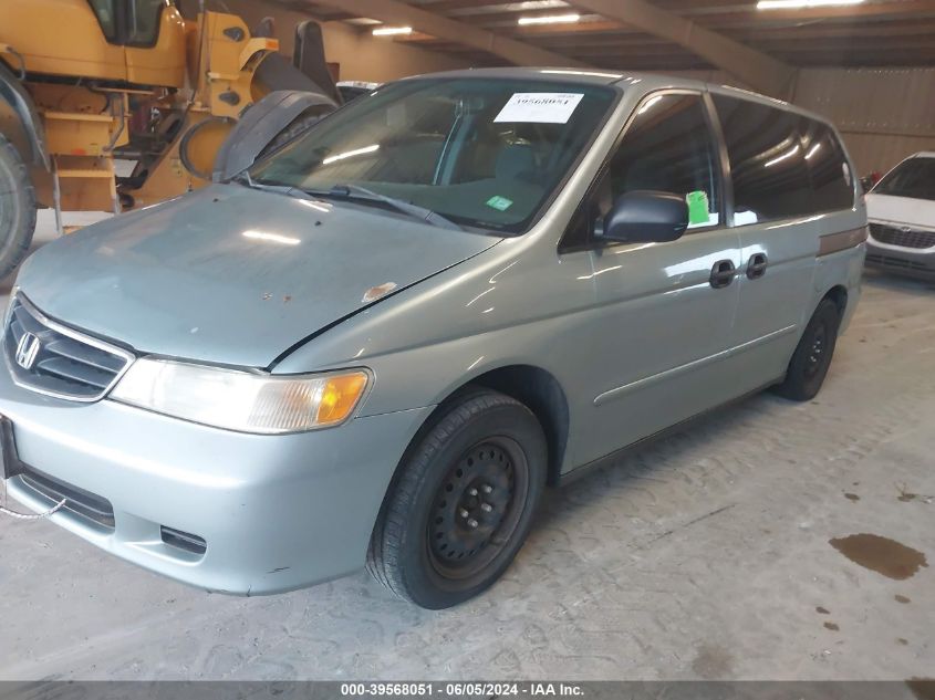 2004 Honda Odyssey Lx VIN: 5FNRL185X4B101624 Lot: 39568051