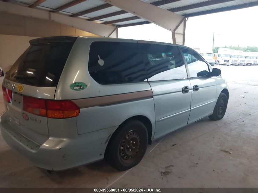 2004 Honda Odyssey Lx VIN: 5FNRL185X4B101624 Lot: 39568051