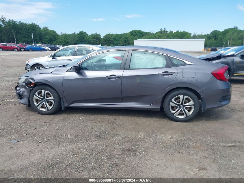 2018 Honda Civic Lx VIN: 19XFC2F53JE201111 Lot: 39568081