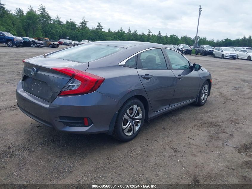 2018 Honda Civic Lx VIN: 19XFC2F53JE201111 Lot: 39568081