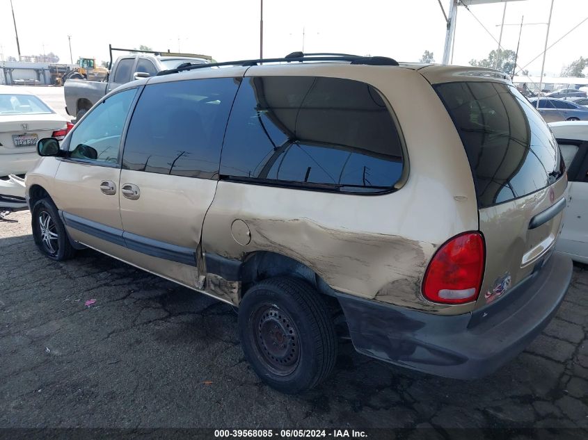 2000 Dodge Grand Caravan Se VIN: 1B4GP44R9YB810010 Lot: 39568085