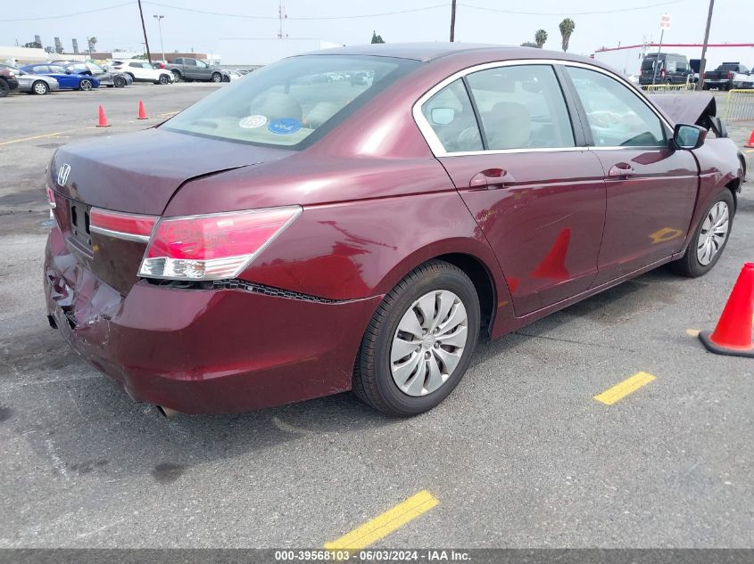 2011 Honda Accord 2.4 Lx VIN: 1HGCP2F37BA069482 Lot: 39568103