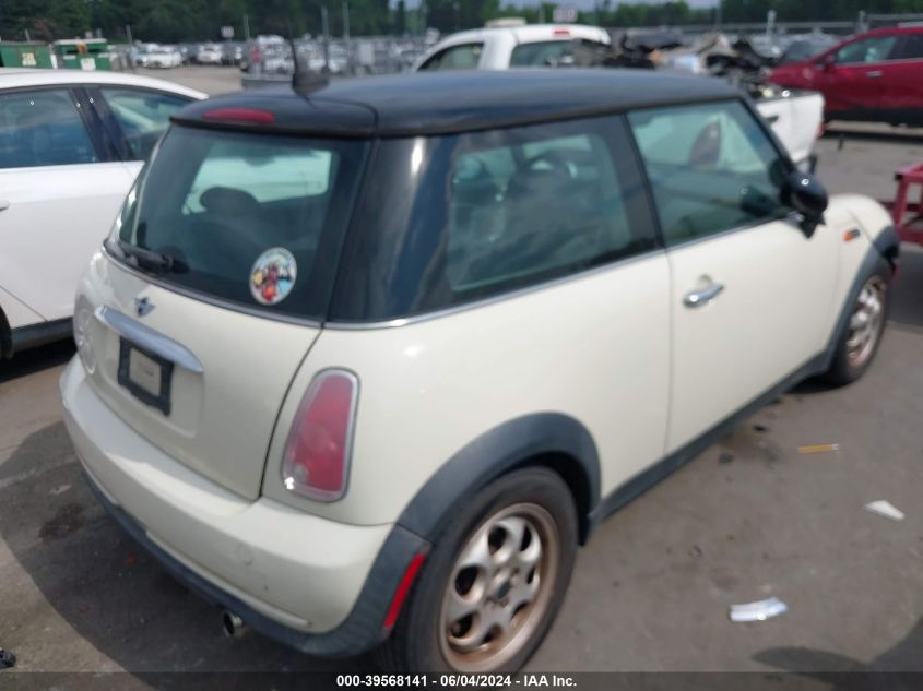 2005 Mini Cooper VIN: WMWRC33585TK62035 Lot: 39568141