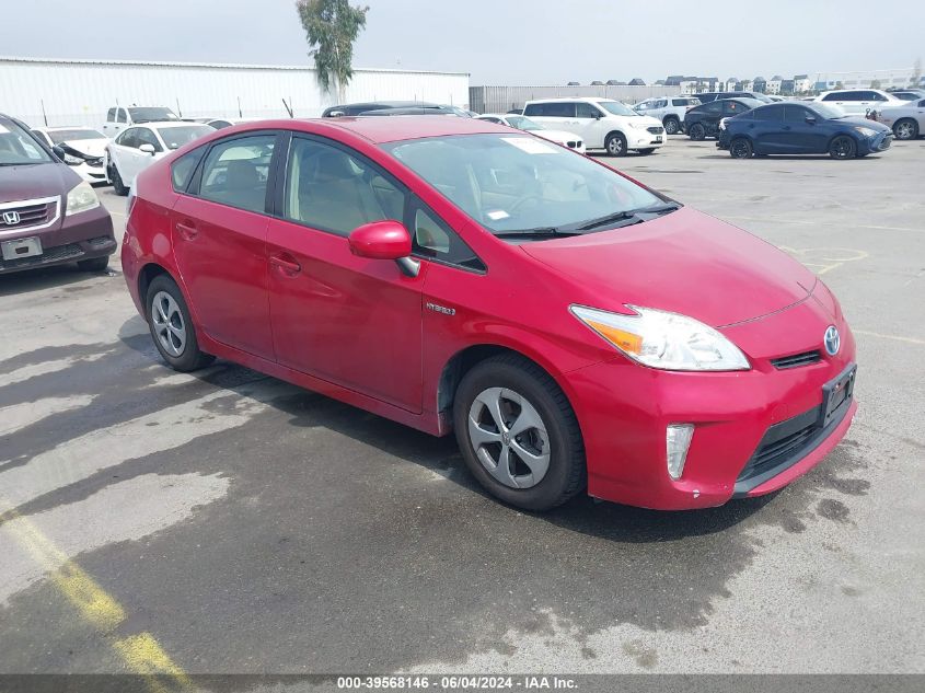 2014 Toyota Prius Two VIN: JTDKN3DU0E0378450 Lot: 39568146