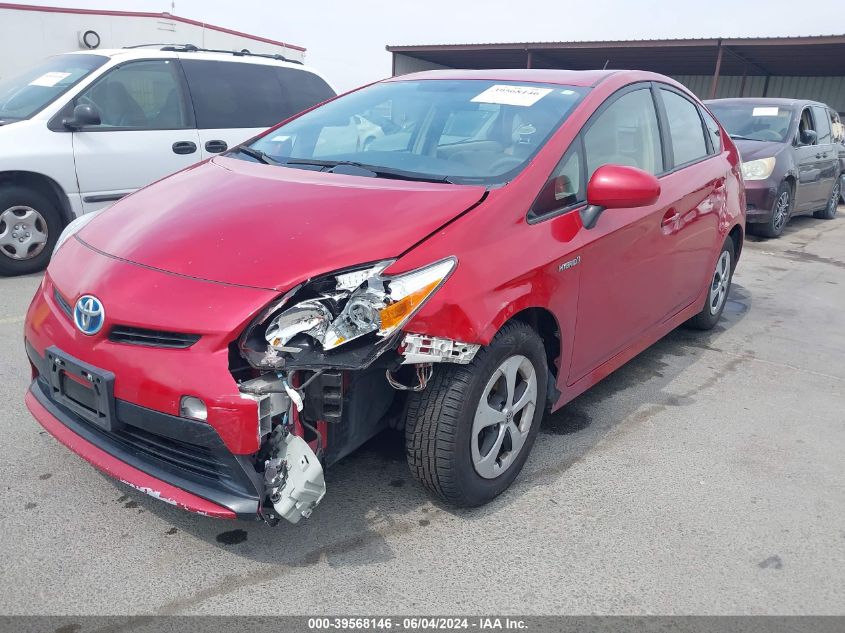 2014 Toyota Prius Two VIN: JTDKN3DU0E0378450 Lot: 39568146