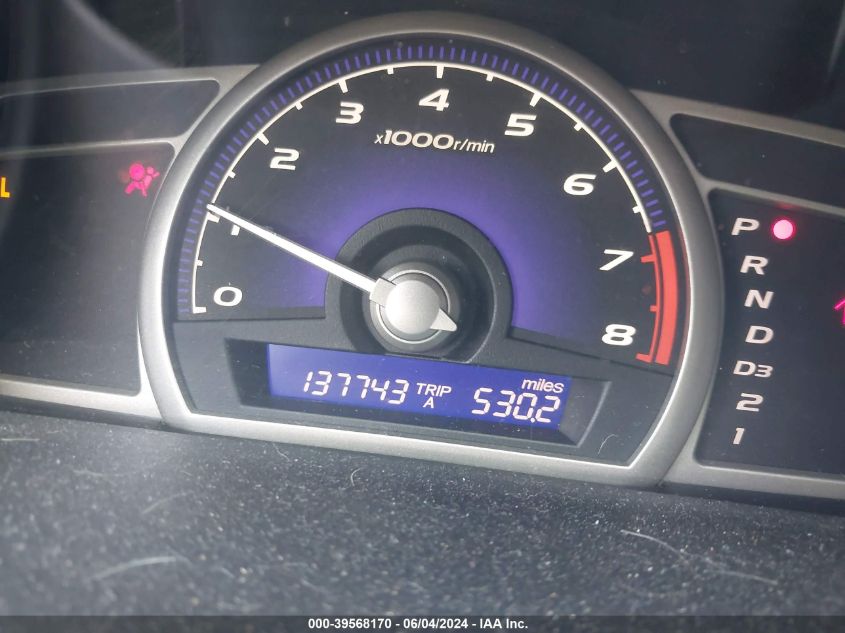 2009 Honda Civic Lx VIN: 19XFA16539E014821 Lot: 39568170