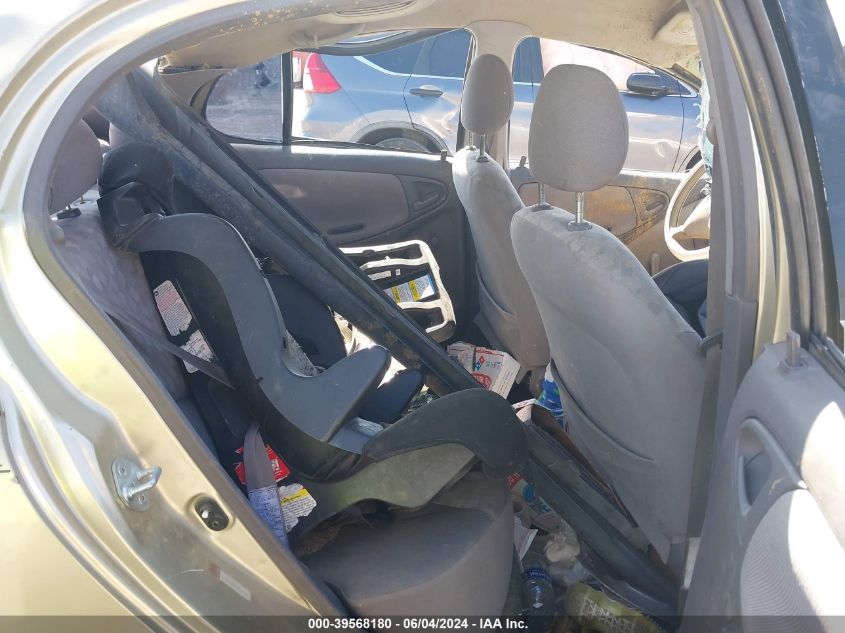 2001 Toyota Echo VIN: JTDBT123410104196 Lot: 39568180