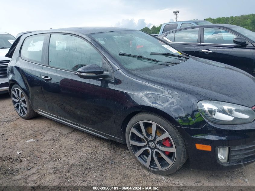 2012 Volkswagen Gti 2-Door Autobahn VIN: WVWEV7AJ8CW354051 Lot: 39568181