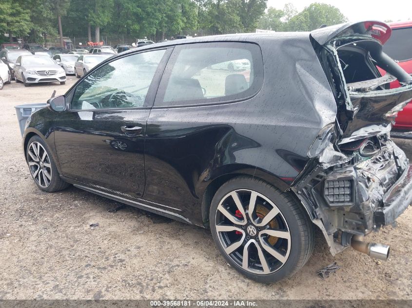 2012 Volkswagen Gti 2-Door Autobahn VIN: WVWEV7AJ8CW354051 Lot: 39568181