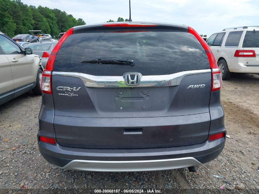 2015 Honda Cr-V Ex VIN: 5J6RM4H52FL049866 Lot: 39568187