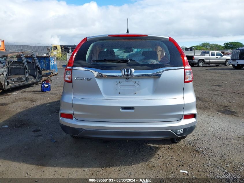 2015 Honda Cr-V Lx VIN: 5J6RM3H35FL002128 Lot: 39568193