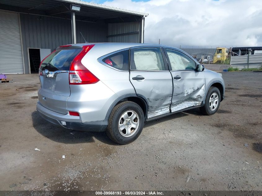 2015 Honda Cr-V Lx VIN: 5J6RM3H35FL002128 Lot: 39568193