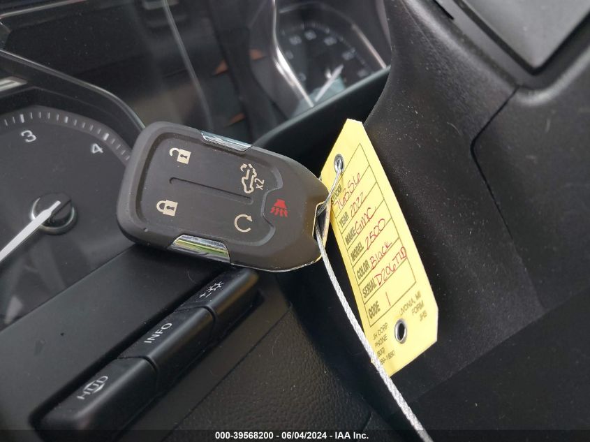 2022 GMC Sierra 2500Hd 4Wd Standard Bed At4 VIN: 1GT49PEY0NF170586 Lot: 39568200