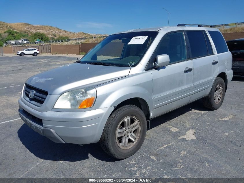 2004 Honda Pilot Ex-L VIN: 2HKYF18584H577780 Lot: 39568202