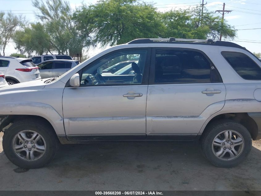 2008 Kia Sportage Ex V6 VIN: KNDJE723087522247 Lot: 39568208