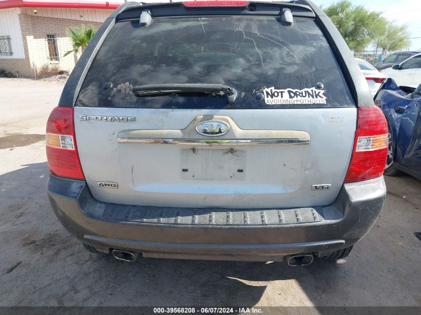 2008 Kia Sportage Ex V6 VIN: KNDJE723087522247 Lot: 39568208