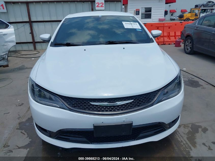 2015 Chrysler 200 S VIN: 1C3CCCBB6FN626494 Lot: 39568213