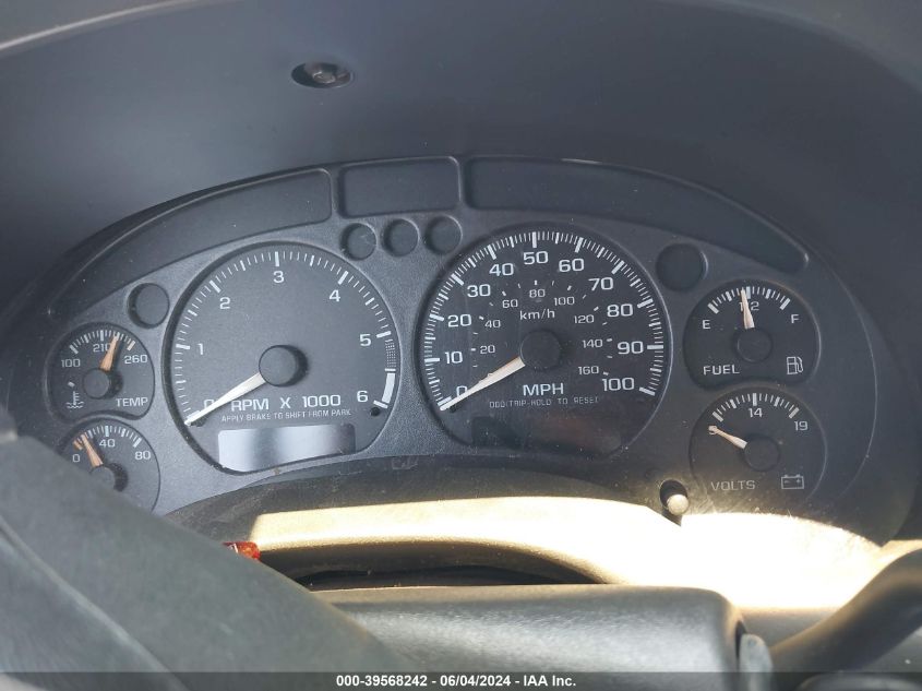 2003 GMC Sonoma Sls VIN: 1GTCS14X438240856 Lot: 39568242