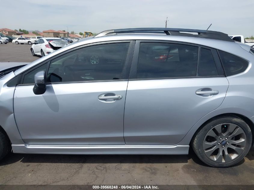 2015 Subaru Impreza 2.0I Sport Limited VIN: JF1GPAZ68F8298627 Lot: 39568248