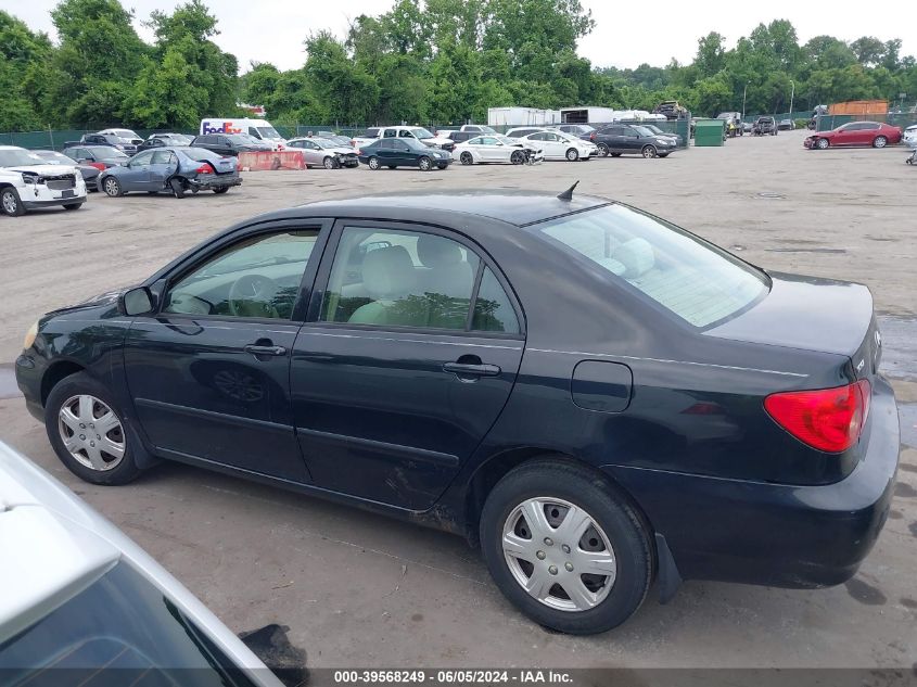 2007 Toyota Corolla Le VIN: 2T1BR32E57C831020 Lot: 39568249