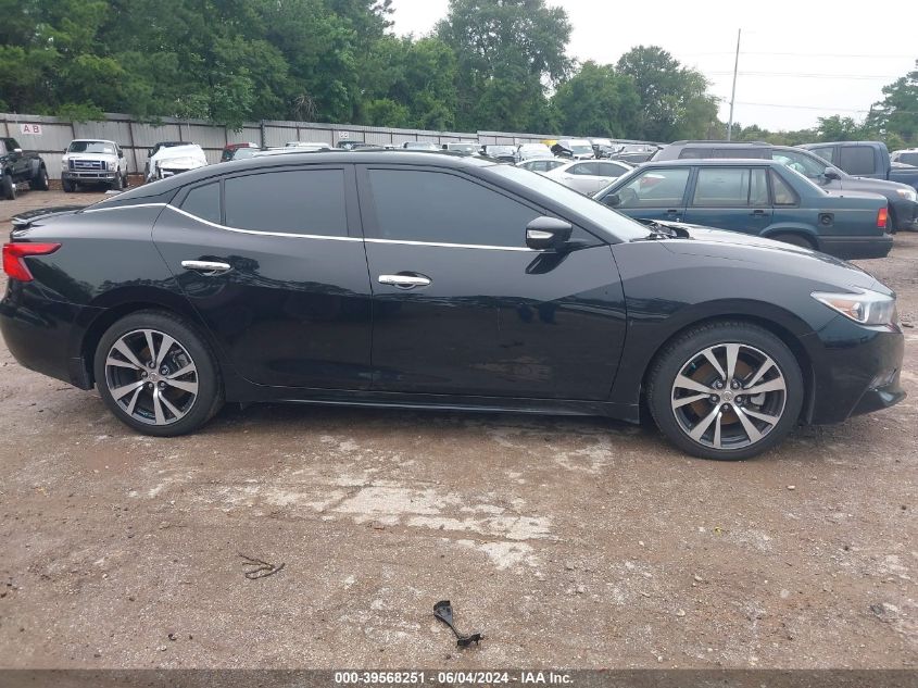 2017 Nissan Maxima 3.5 Sl VIN: 1N4AA6AP9HC369178 Lot: 39568251