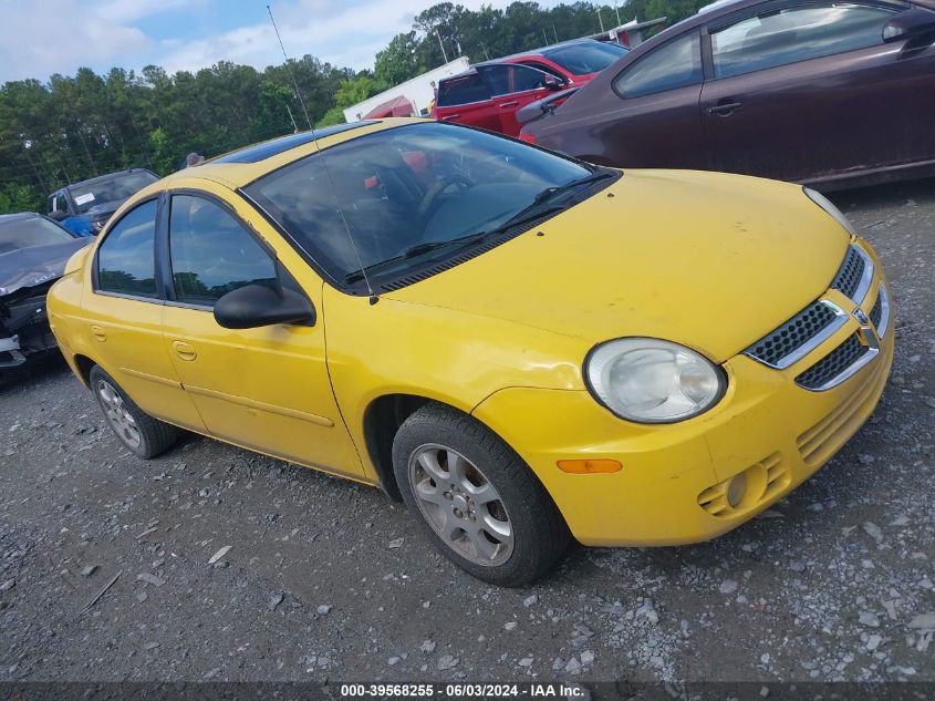 2004 Dodge Neon Sxt VIN: 1B3ES56C74D617295 Lot: 39568255