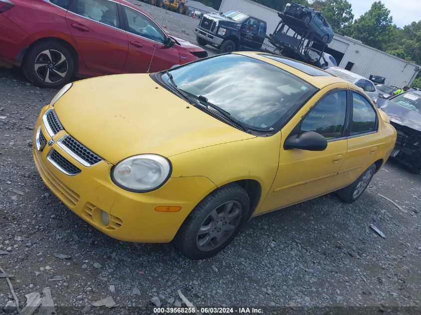 2004 Dodge Neon Sxt VIN: 1B3ES56C74D617295 Lot: 39568255