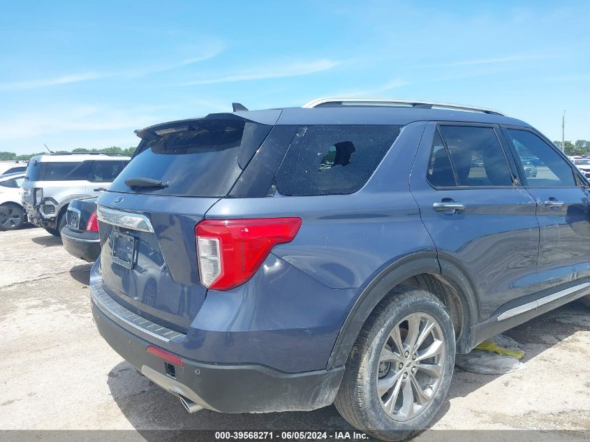 2021 Ford Explorer Limited VIN: 1FMSK7FH0MGC47553 Lot: 39568271