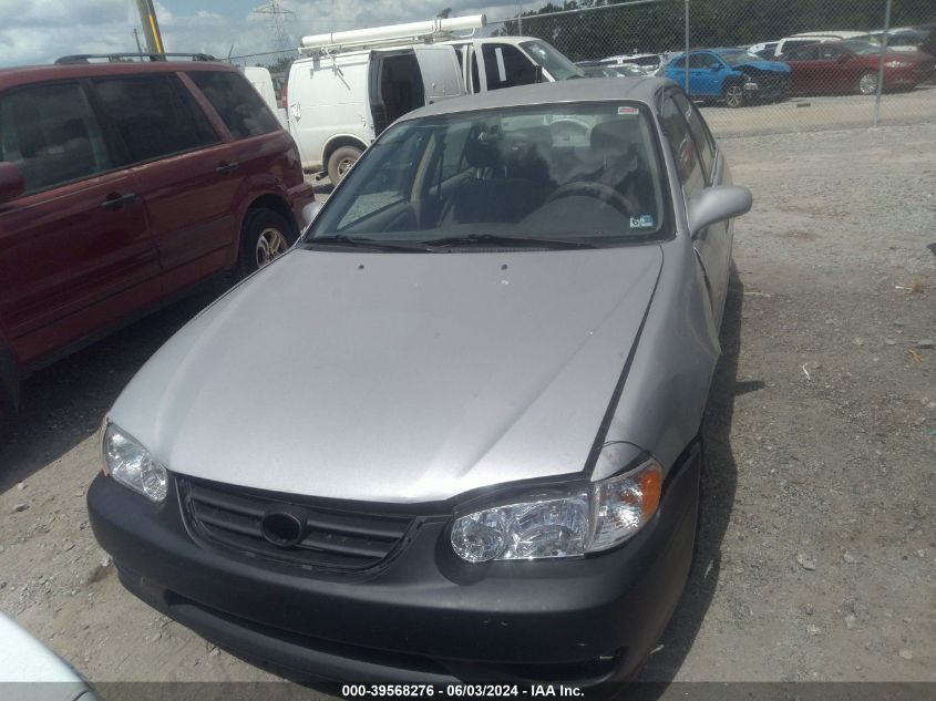 2002 Toyota Corolla Le VIN: 2T1BR12E02C547369 Lot: 39568276